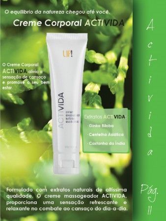 Creme Massageador 60g - ACTIVIDA